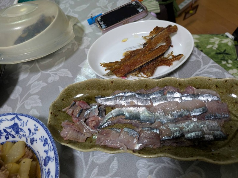 秋刀魚の刺身