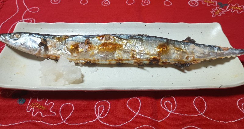 秋刀魚の塩焼き